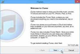 iTunes 10.7.0.21 Windows 64-bit 