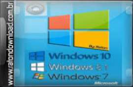 Windows AIO 7, 8.1 E 10 32/64  PT-BR