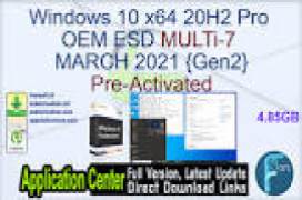 Windows 10 X64 20H2 Pro OEM ESD MULTi-7 MARCH 2021 {Gen2}