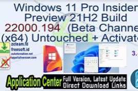 Windows 11 Pro Insider Preview 21H2 Build22538 (x64) incl activ