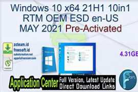 Windows 10 X64 21H1 10in1 OEM ESD en-US JULY 2021 {Gen2}