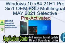 Windows 10 X64 21H2 Pro 3in1 OEM ESD MULTi-7 MARCH 2022 {Gen2}