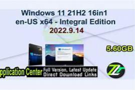 Windows 11 22H2 16in1 en-US x64 - Integral Edition 2023.2.15